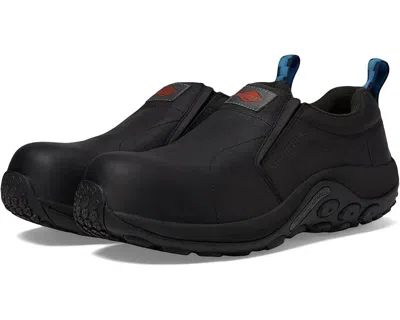 Merrell Men's  Jungle Moc J099317w-001 Black Eh Comp Toe Work Shoes Tf8178