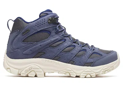 Pre-owned Merrell Men's  Moab 3 Mid Waterproof Sneakers In Greystone