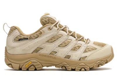 Pre-owned Merrell Men's  Moab 3 Waterproof Camo Sneakers In Oyster/coyote In Multi