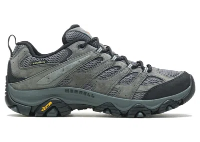 Pre-owned Merrell Men's  Moab 3 Waterproof Sneakers In Granite In Gray