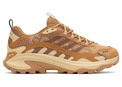 Pre-owned Merrell Men's  Moab Speed 2 Goretex Bl 1trl Sneakers In Spice In Brown