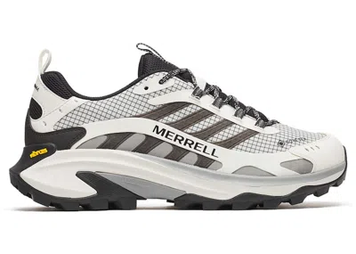 Pre-owned Merrell Men's  Moab Speed 2 Goretex Sneakers In Ash/black In Gray