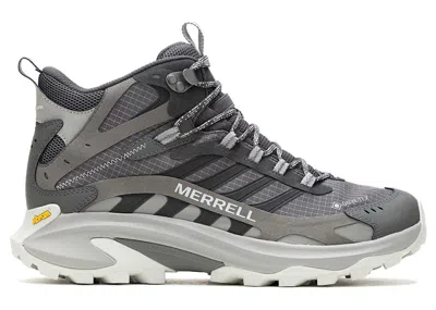 Pre-owned Merrell Men's  Moab Speed 2 Mid Goretex Sneakers In Asphalt