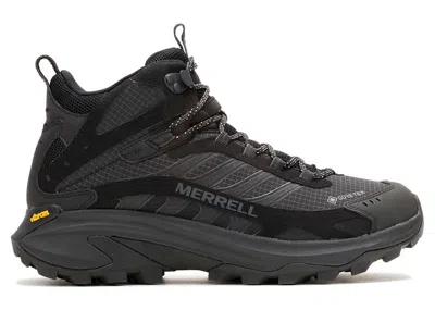 Pre-owned Merrell Men's  Moab Speed 2 Mid Goretex Sneakers In Black