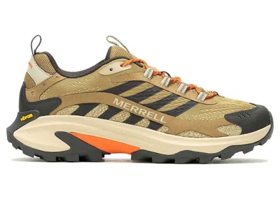 Pre-owned Merrell Men's  Moab Speed 2 Sneakers In Coyote
