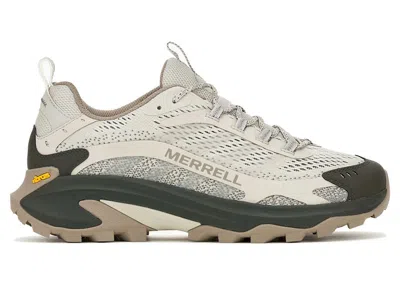 Pre-owned Merrell Men's  Moab Speed 2 Sneakers In Pumice In Gray