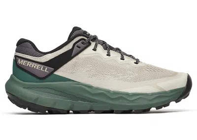 Pre-owned Merrell Men's  Nova 4 Green Sneakers In Greige In Gray
