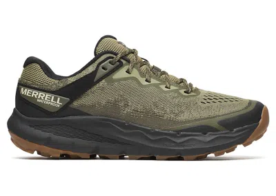 Pre-owned Merrell Men's  Nova 4 Waterproof Sneakers In Drab In Brown