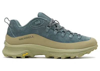 Pre-owned Merrell Men's  Ontario Sp Lace 1trl Belstaff Sneakers In Mineral/aloe