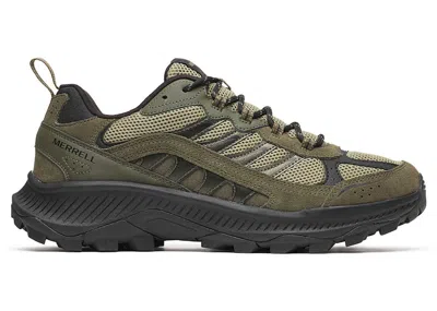 Pre-owned Merrell Men's  Speed Strike 2 Trek Sneakers In Olive