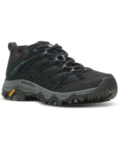 Merrell Moab Adventure Cf Mens Leather Oil & Slip Resistant Work And Safety Shoes In Black