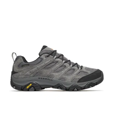 Merrell Wide Width Moab 3 Waterproof Hiking Boot In Grey