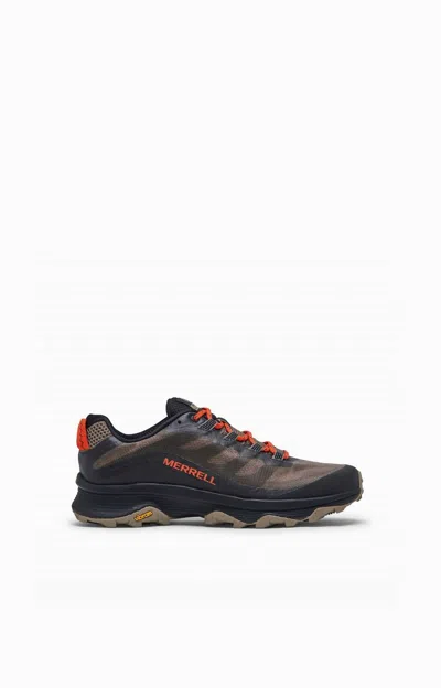 Merrell Men's Moab Speed Hiking Shoe - Medium In Brindle In Black
