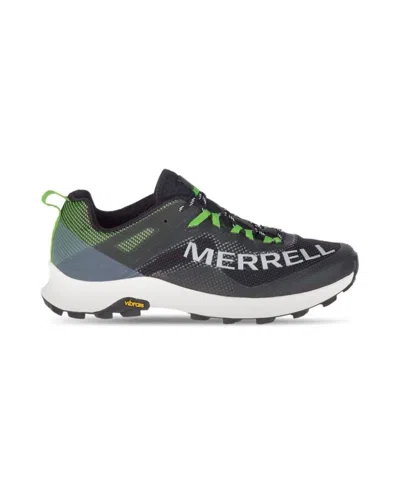 Merrell Men's Mtl Long Sky 12.0 Trail Running Shoes In Black/lime