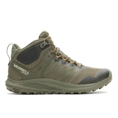 Merrell Men's Nova 3 Mid Tactical Waterproof Boot In Green
