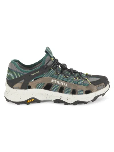 Merrell Men's Speed Fusion Pattern Low Top Sneakers In Charcoal