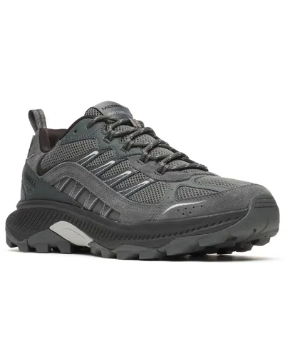 Merrell Men's Speed Strike 2 Round Toe Lace-up Shoes In Gray