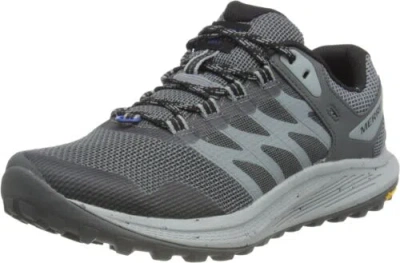 Pre-owned Merrell Men's Trail Running Sneaker In Monument