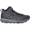 Merrell Men's Zion Fst Mid Waterproof Hiking Boots In Black/rock In Grey