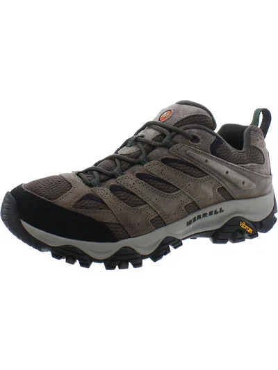Merrell Mens Suede Outdoor Hiking Shoes In Brown
