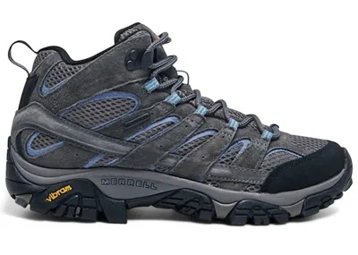 Pre-owned Merrell Moab 2 Mid Waterproof (women's) Sneakers In Granite In Gray