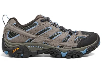 Pre-owned Merrell Moab 2 Waterproof (women's) Sneakers In Brindle In Brown