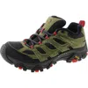 Merrell Moab 3 Mid Mens Suede Outdoor Hiking Boots In Green
