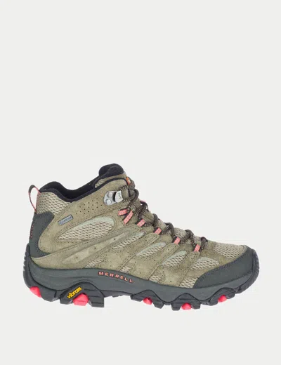 Merrell Moab 3 Mid Gore-tex In Green