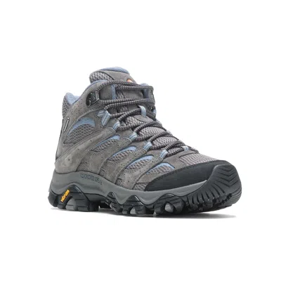 Merrell Moab 3 Mid J500162 Women's Granite Waterproof Hiking Boots Tf8424 In Gray