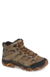 Merrell Moab 3 Mid Waterproof Hiking Shoe In Olive/gum