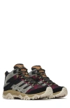 Merrell Moab 3 Stitch Mid Hiking Shoe In Black