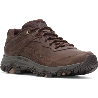 Merrell Wide Width Moab Adventure 3 Hiking Shoe In Dark Brown