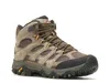 Merrell Wide Width Moab 3 Hiking Boot In Brown