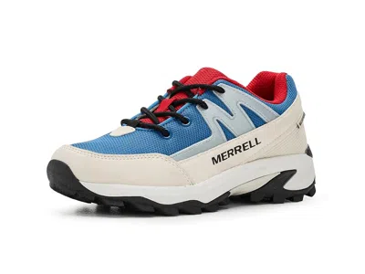 Merrell Moab Speed 2 Fst Waterproof (little Kid/big Kid) Kid's Shoes Blue/red : 4 Big Kid M, Textile In Multi