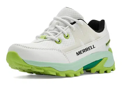 Merrell Moab Speed 2 Fst Waterproof (little Kid/big Kid) Kid's Shoes White/teal : 13 Little Kid M, Textile