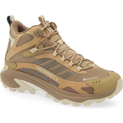 Merrell Moab Speed 2 Gtx Mid Hiking Boot In Coyote