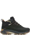 Merrell Moab Speed 2 Lace-up Hiking Sneakers In Black