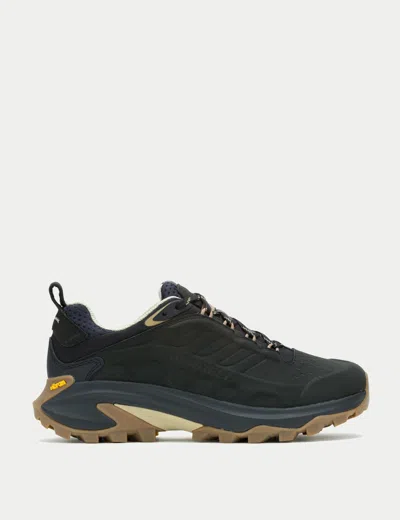 Merrell Moab Speed 2 Leather Waterproof In Black