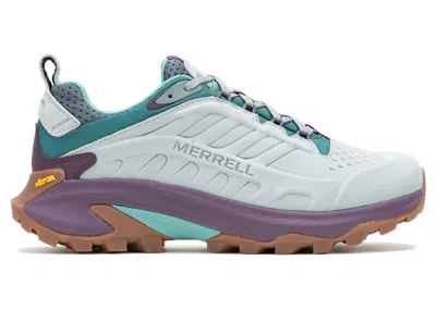 Pre-owned Merrell Moab Speed 2 Leather Waterproof (women's) Sneakers In Highrise