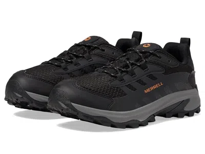 Merrell Moab Speed 2 Low Waterproof (little Kid/big Kid) Kid's Shoes Black : 1 Little Kid M, Synthetic
