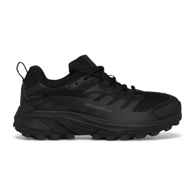 Merrell Moab Speed 2 Low Waterproof Sneaker - Big Kid In Black