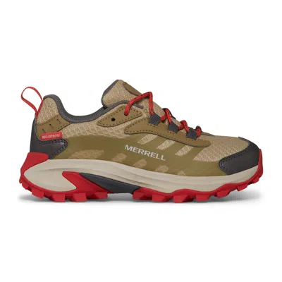 Merrell Moab Speed 2 Low Waterproof Sneaker - Big Kid In Brown