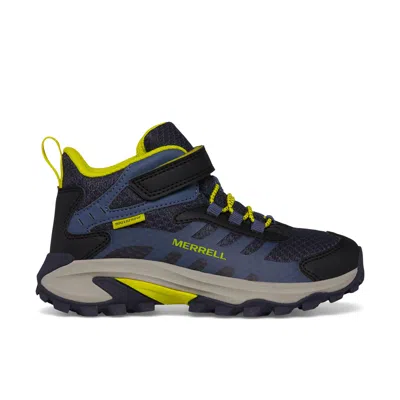 Merrell Moab Speed 2 Mid A/c Waterproof Hiker - Big Kid In Multi