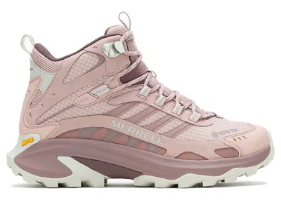 Pre-owned Merrell Moab Speed 2 Mid Goretex (women's) Sneakers In Adobe Rose