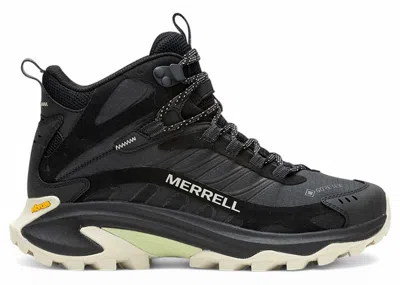 Pre-owned Merrell Moab Speed 2 Mid Goretex (women's) Sneakers In Black