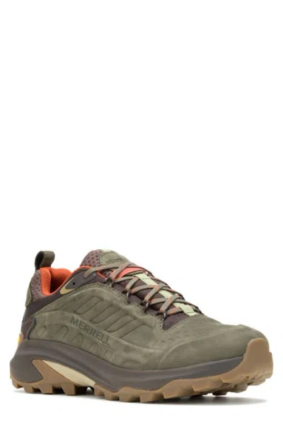 Merrell Moab Speed 2 Waterproof Hiking Shoe In Olive