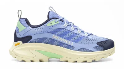 Pre-owned Merrell Moab Speed 2 (women's) Sneakers In Cornflower In Blue