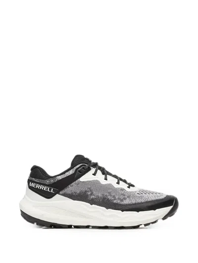Merrell New 4 Mesh-panelled Lace-up Sneakers In Gray