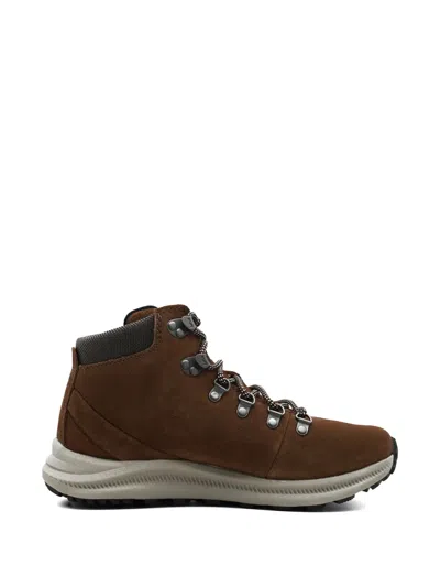 Merrell Ontario Suede Mid "earth" Sneakers In Brown