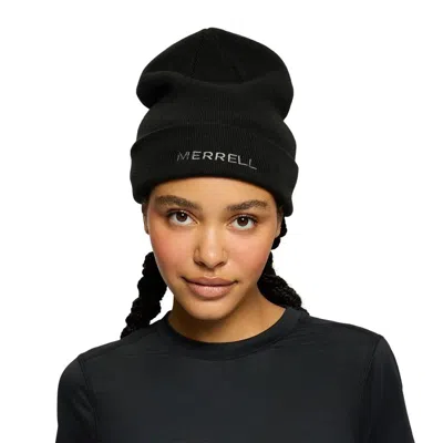 Merrell Powell Core Logo Beanie In Black